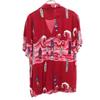 BASIX Overall handle Short sleeve Open collar Aloha shirt M Red series Men's Used