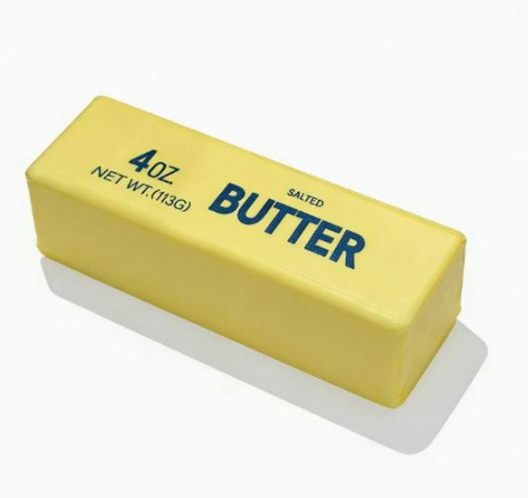 Soft Squishy Butter Stick Stress Relief Toy - Slow Rebound Pinch Bread