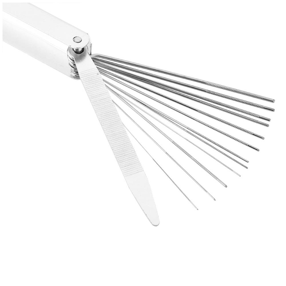 Compact Gas Welding Nozzle Cleaner Portable Guitar Saddle Slotting Files Nozzle Cleaning Needle
