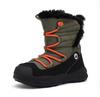 2026 New Children's Snow Boots Winter Plush Thickened Warm Girls Boots Boys Winter Boots Steel Crampons Non-Slip Kids Outdoor Shoes
