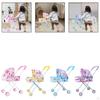Doll Stroller with Canopy Trolley Push Cart Toy for Children Kids Girls Boys