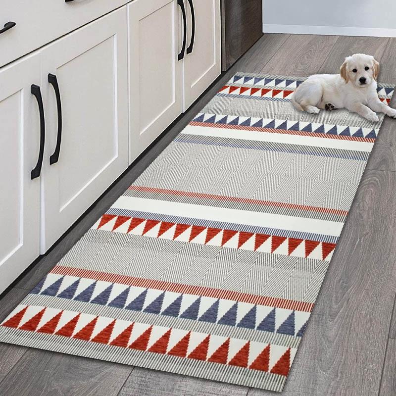Nordic Morocco Pattern Carpet Kitchen Mats Floor Area Rug for Bathroom Entrance Door Mat Rugs Anti-slip Mats Home Decorations