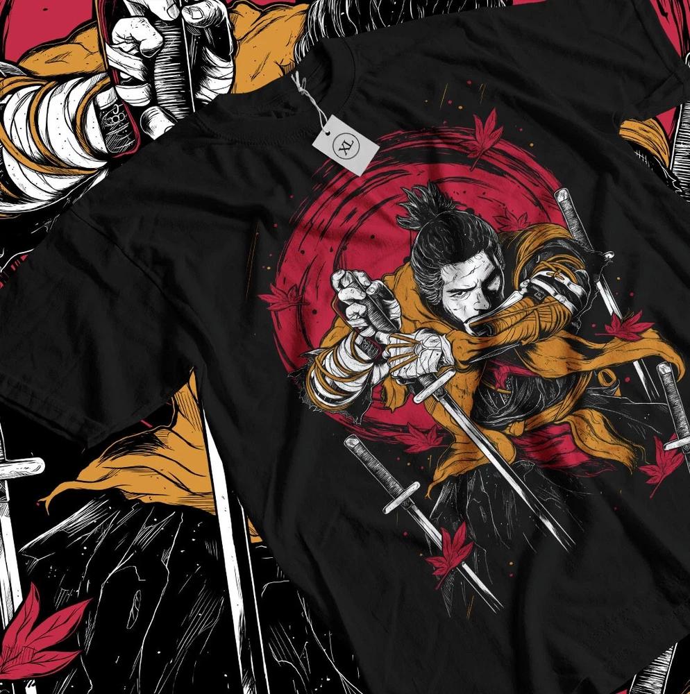 Sekiro Wolf TShirt Anime Special Tshirt Unisexga Shirts Anime Love Shirt
