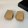 Curved Square Statement Earrings Large Geometric Earrings  Party Daily Accessories