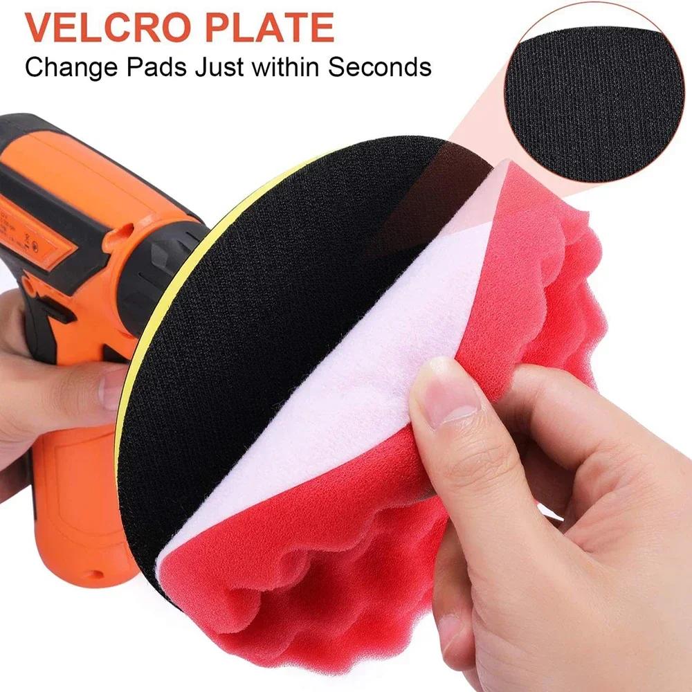 8pcs 3//5/6/7 Inch Buffing Pad Kit Wool Felt Polishing Pad Wheel for Tile Glass Stainless Steel Car Polish Scratche Repair Amagi