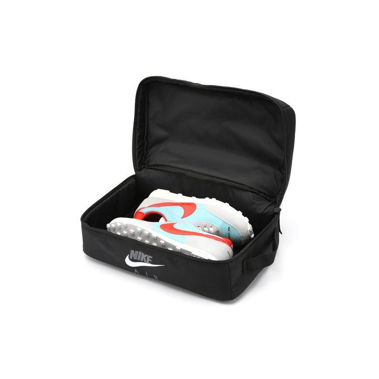 Nike Shoe Box Bag Polyester Handbag Fitness Tote Unisex Bags Black CW9266-010