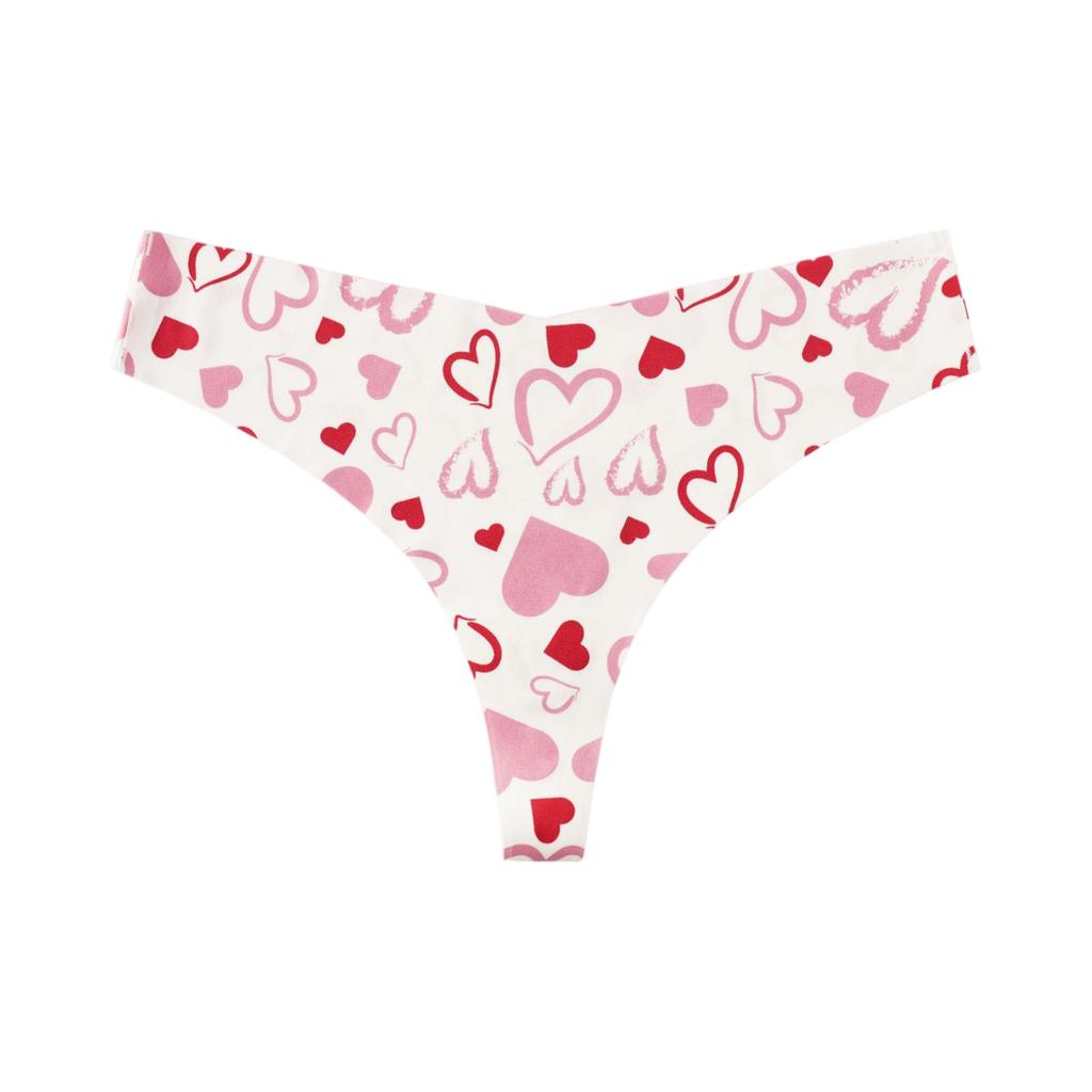 Damen Sexy Unterwäsche, Damen Liebe Blumen Unterwäsche, Yoga Nahtlose Hüftunterwäsche