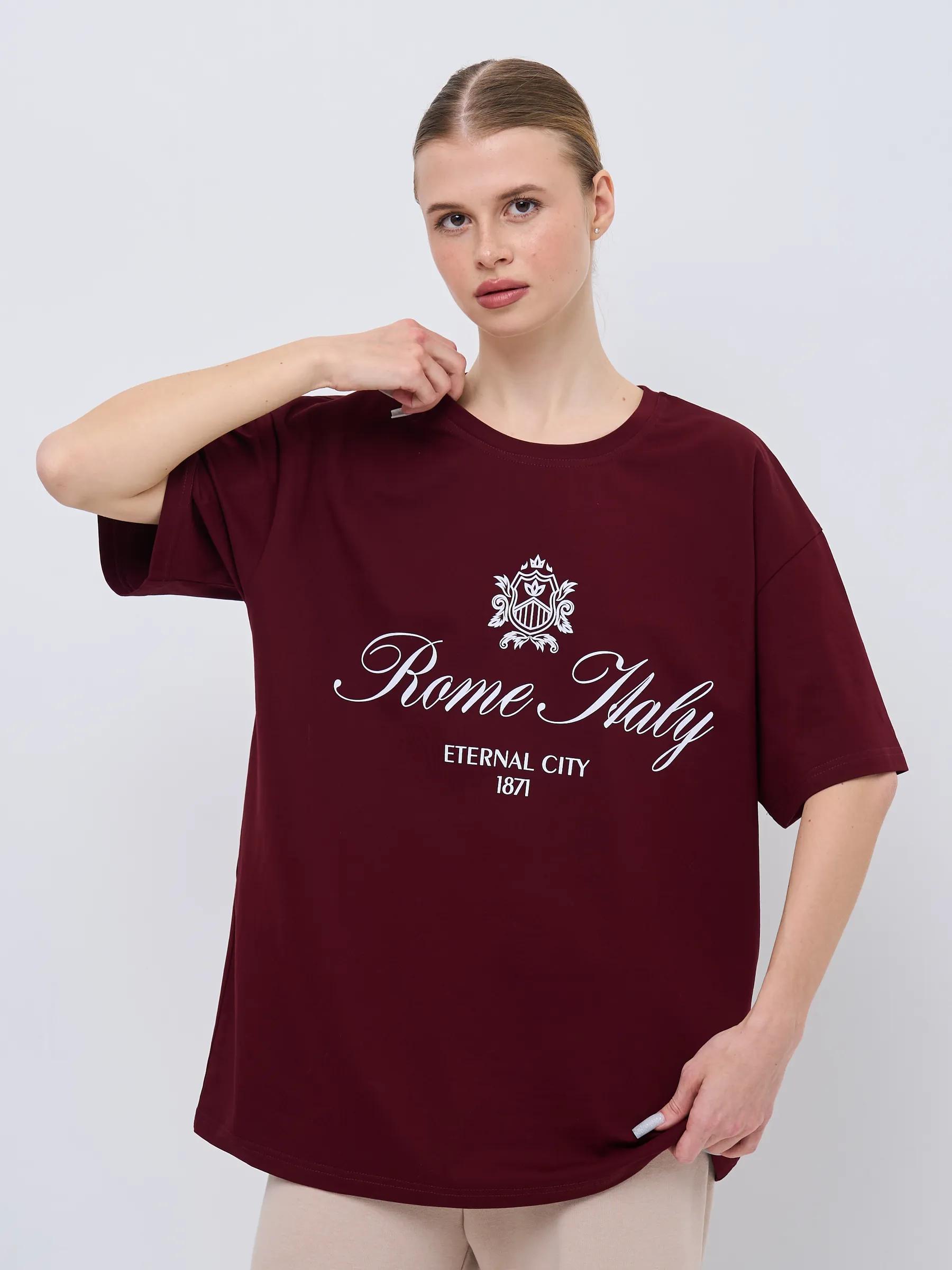 Anime oversized print T-shirt XL