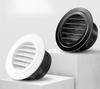 Grelha Redonda Rotativa Ajustável de ABS para Ventilação de Ar 75/100mm Ventilação de Exaustão Difusor Tampa de Ventilação de Teto Para Cozinha Banheiro