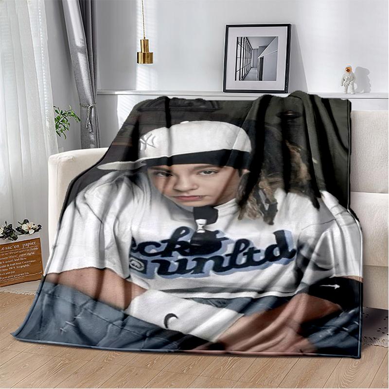 2025 New Style Tokio Hotel Rock Band Bill Tom Kaulitz Blanket,Soft Throw Blanket for Home Bedroom Bed Sofa Cover Kids Gift