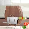 Stainless Steel Cutting Board Holder Chopping Board Stand Rack Kitchen Storage Shelving Household Organizer