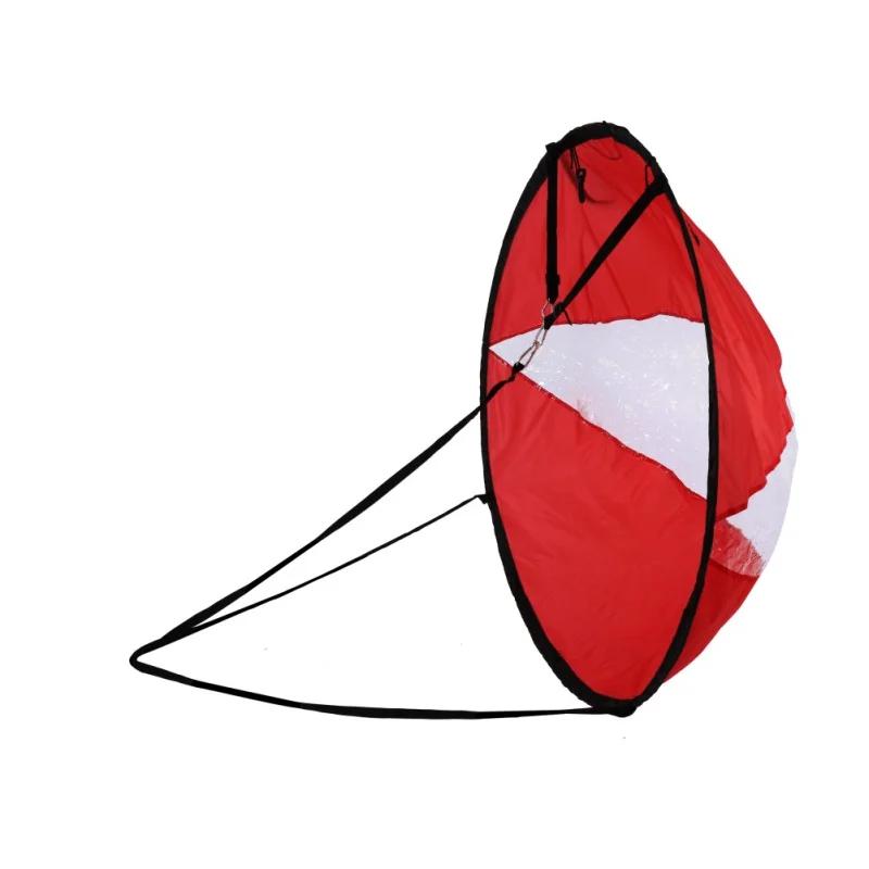 Kayak & Inflatable Canoe Wind Sail with Clear Window & Folding Thrusters – Drifting Accessory (Durable, Waterproof, Easy Setup)