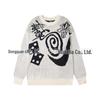 European-American Autumn 2026 Retro Waffle Knit Logo T-Shirt