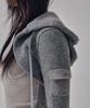 41Pray Knit Hoodie Bolero Cardigan / Gray