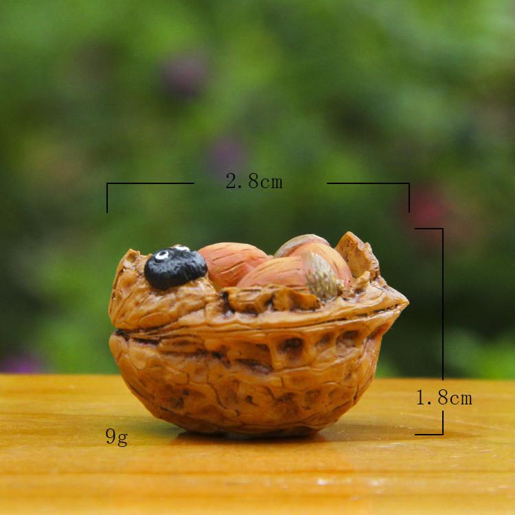 Cartoon My Neighbor Totoro Andwalnut Kernel Coal Balls Resin Miniature Micro Landscape Figures For Gift And Decoration
