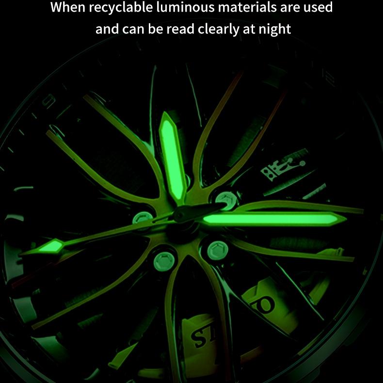 2023 OLEVS nowy markowy zegarek na kole obrotowy zegarek kwarcowy modny wodoodporny zegarek męski zegarek męski