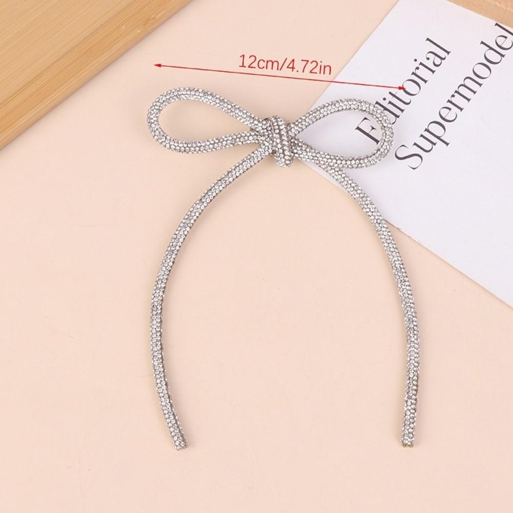 Sparkly Crystal Rhinestone Bow Brooches Sparkling Diamond Brooch Suit Chest Flower