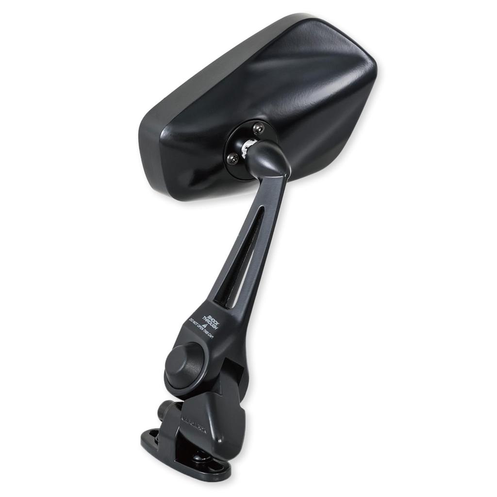 TANAX NAPOLEON Cowling Mirror Motorcycle Cowl Mount Left and Meets Safety Standards for All 1 Mirror NC-002 12" Black, Mirror, Right, Anti-Glare