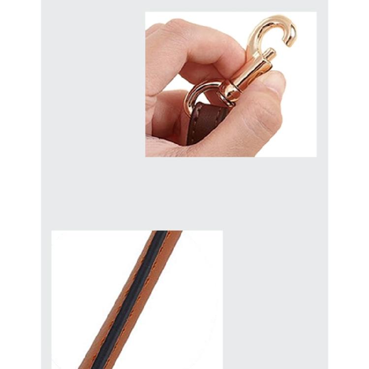 Detachable Purse Strap with Short Carry Shape, Swivel Clasps, and PU Leather Look for Bag Repair and Daily Use