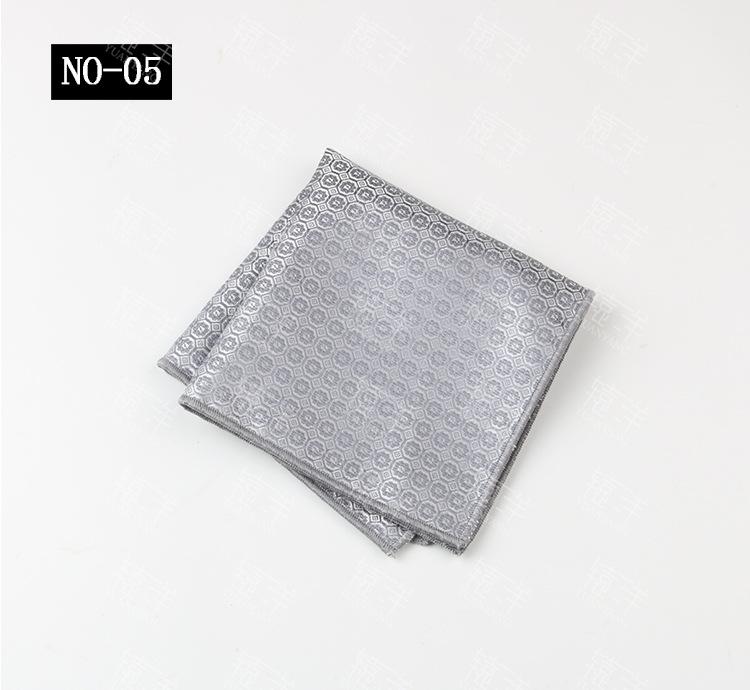 Men'S Handkerchief Square Towel Polyester Cashew Flower Suit Pocket Towel Dress Square Towel
