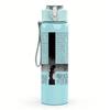 1PC Black Cross Minimalist Line Art Print 750ml Portable Sports Water Bottle Leakproof Gym Outdoor Travel Drink Cup