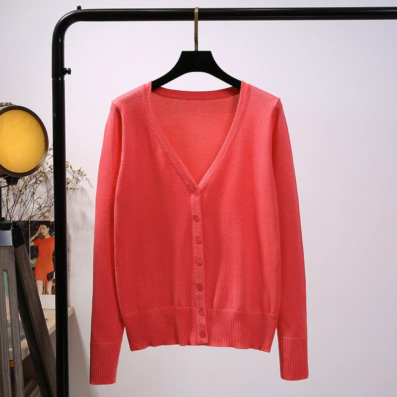 Damen Strickjacke - Leicht, Langarm, Kurzer Stil für Frühling und Herbst