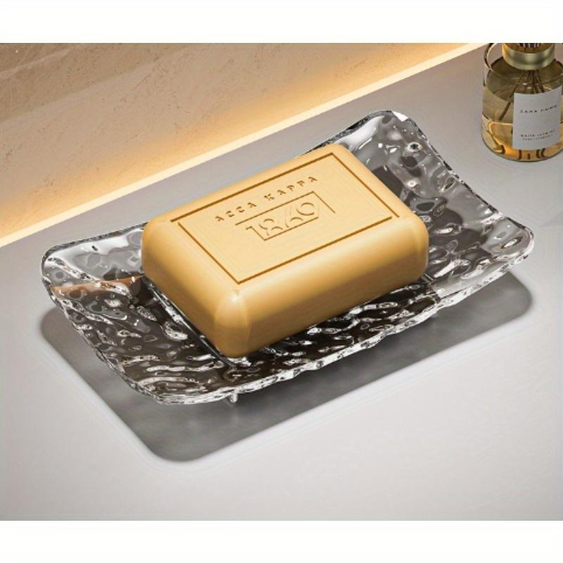 

2pcs Creative Soap Dish with Drainage Holes, Soap Storage Box серый