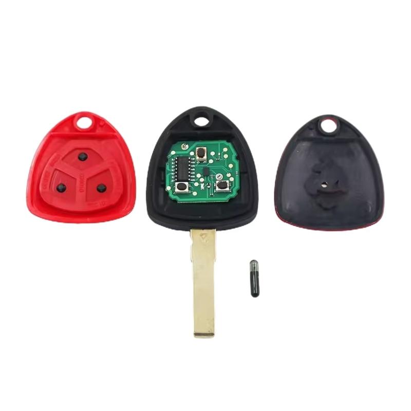 JingXin for Ferrari Car Key 458 488 599 Italia 612 FF Auto Remote Control Key 3Buttons 433MHz 48 Chip FCC ID:012432 TRWS46E
