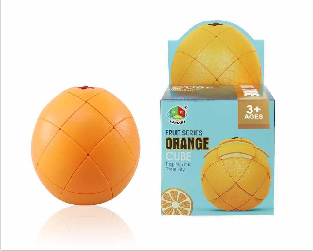 Panxin Fruit-Inspired Irregular Rubik's Cube Toy - Apple, Banana, Lemon Shapes for Early Education