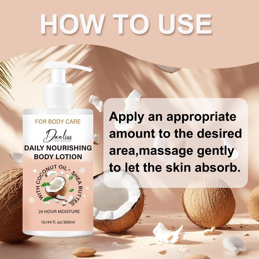 Daily Nourishing Body Lotion-Leaves Skin Softer And Firmer-Has a Sweet, Pleasant Scent-Delivers 24 Hours Of Long-lasting Hydration