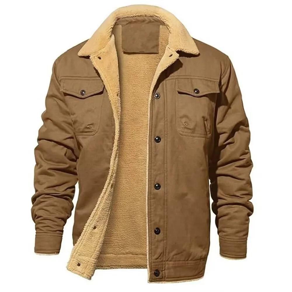 Pánská bomber bunda Vojenská parka Masculino Podzim Zima Taktická Bavlněná Fleecová Cargo Kabáty Bundy Oblečení Kabáty Hombre