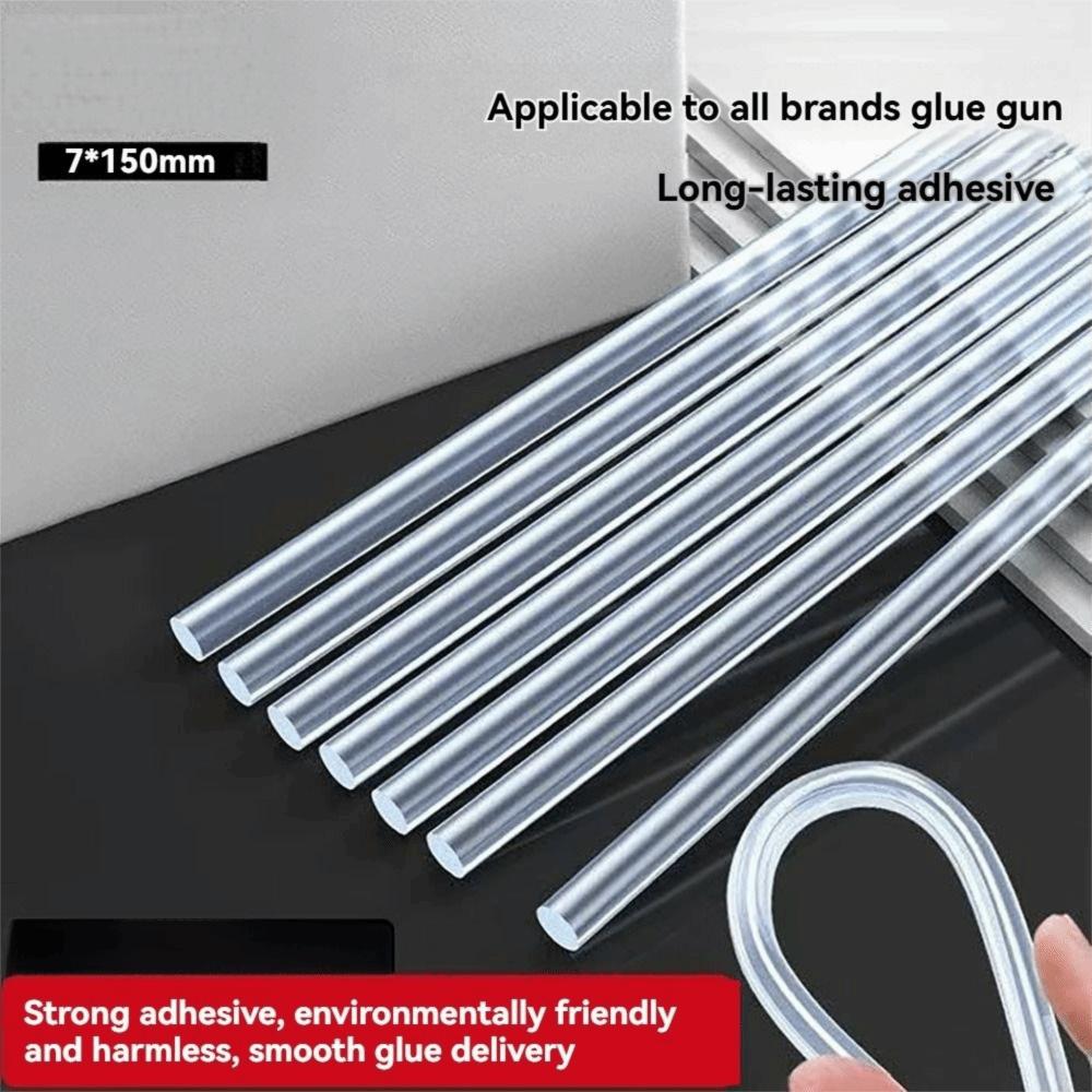 10Pcs Transparent Hot Melt Adhesive Strong Viscosity Hot Melt Glue Adhesive Glue Sticks  DIY Repair