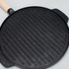 Non Stick Frying Pan Aluminum Medical Stone Coating  Double Side Steak Frying Pan Camping Barbecue Grill Stoves Universal