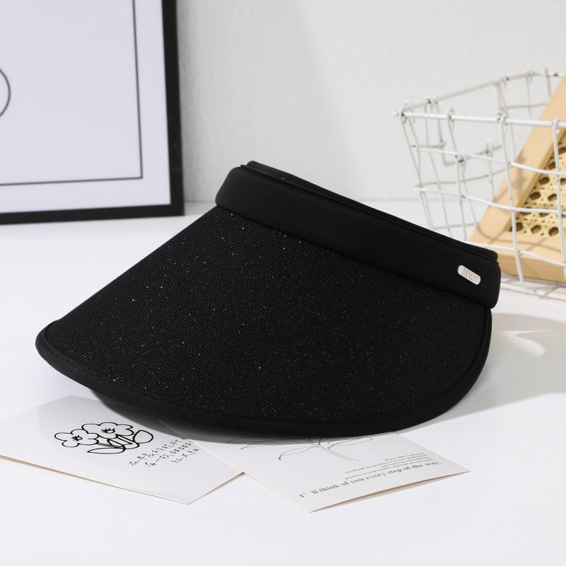 Women's Summer Wide Brim Visor Hat - Sun Protection Breathable Outdoor Cycling Face-slimming Sun Hat