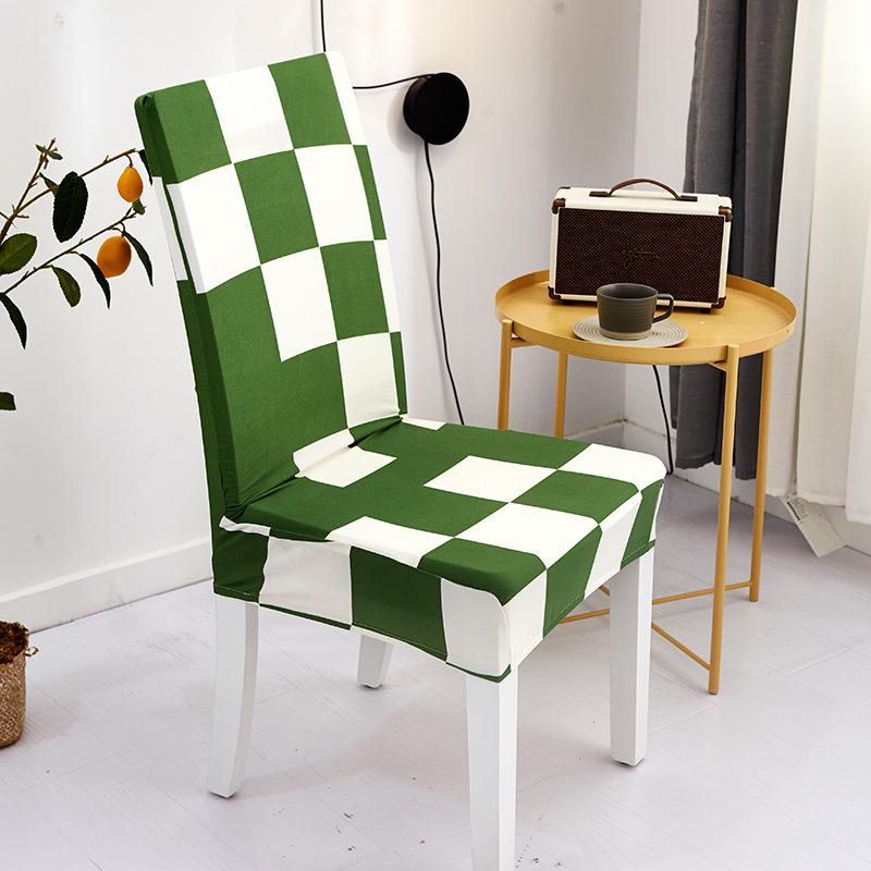 Elastic Printed Chair Cover for Dining and Hotel Use