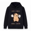 Kids Boys Girls Hooded Pullover Sweatshirt, Cute Capybara Lift First Chill Later Graphic Casual Soft Long Sleeve Hoodie For Daily Workout Playwear