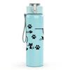 1PC Cat Paw Playing Line Art 750ml Color Plastic Sports Water Bottle Leakproof Flip Straw Lid Suitable for Sports Office Home Use