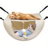 A Pet Bed Made of Breathable Mesh, Designed As a Cat Hammock, Adjustable for Indoor Use, Offering a Cozy Space for Cats