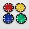 NH35 29mm No Logo Sterile Watch Dial Fit NH35A NH36 Movement High Quality Green Luminous Silver Nail Gradient Watch Face parts