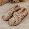 Casual Sandals for Women Spring Summer New Cowhide Soft Soled Women's Sandals Genuine Leather Women's Shoes Casual Leather Shoes