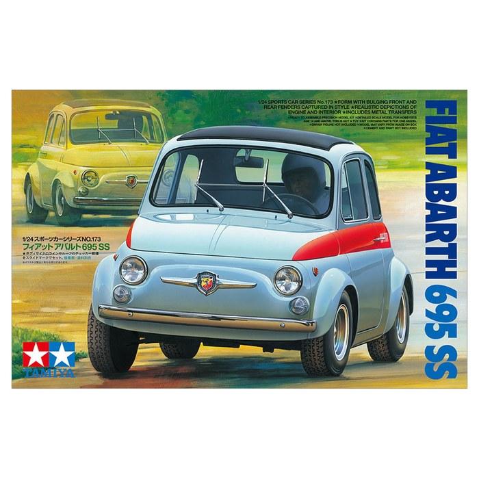 Tamiya 1/24 Sports Car Series No.173 Fiat Abarth 695 SS Plastic Model 24173 (124mm Length)