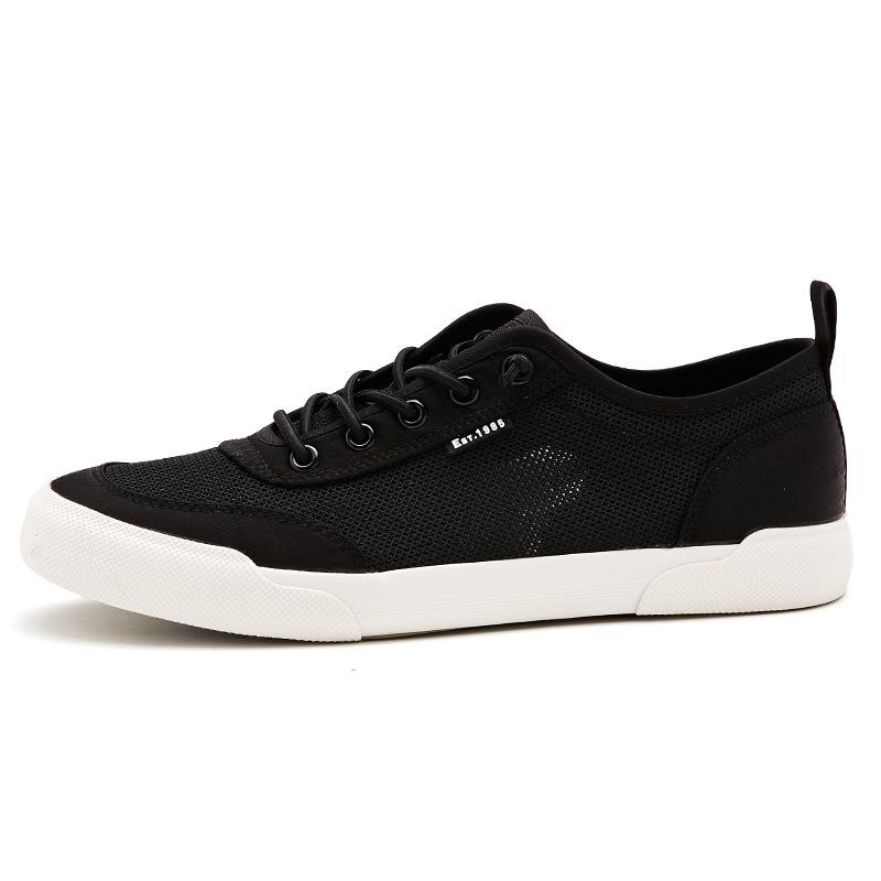 New Summer Men's Shoes Korean Style Fashion and Versatile Casual Mesh Shoes Mesh Breathable Board Shoes
