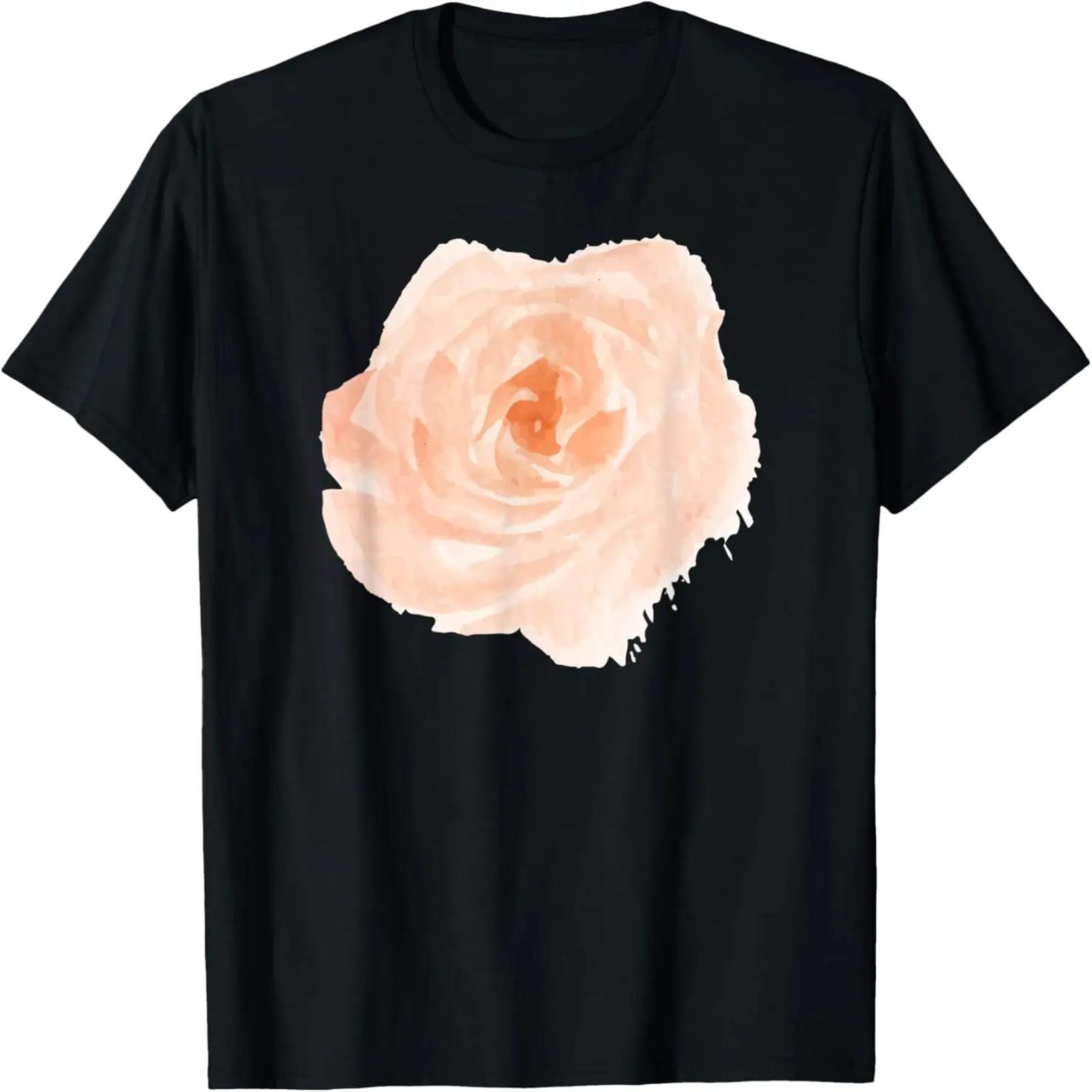 

Peach Flower Watercolor Graphic - Color Of The Year 2024 T-Shirt XXXXXL чёрный