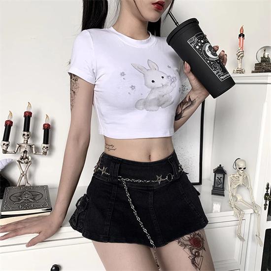 Anime Cute Sweet T-shirt Women Short 