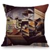 Spanish Abstract Cubism Artist Juan Gris Innovative Modern Art Home Decoration Sofa Pillow Case Cotton Linen Nordic Cushion Case