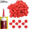 20PCS Sealing Caulk Protective Cap Open Caulking Glue Tip Sealing Cap New Tube Sealer Caps  Home