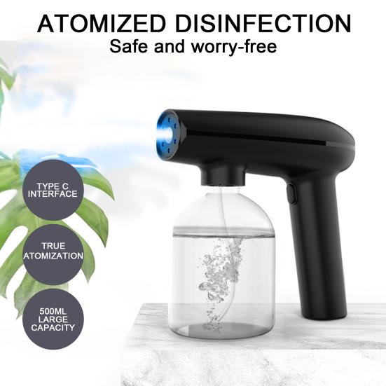 

Многофункциональный распылитель, перезаряжаемый ABS, практичный паровой туман с синим светом для общественных мест