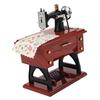 Mini Sewing Machine Music Box Wind Up Vintage Musical Toy for Tabletop Decoration Holiday Gift 1010 Mini Sewing Machine