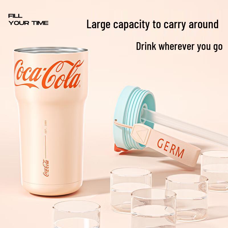 Germ Coca-Cola 700ml Stainless Steel Insulated Travel Mug