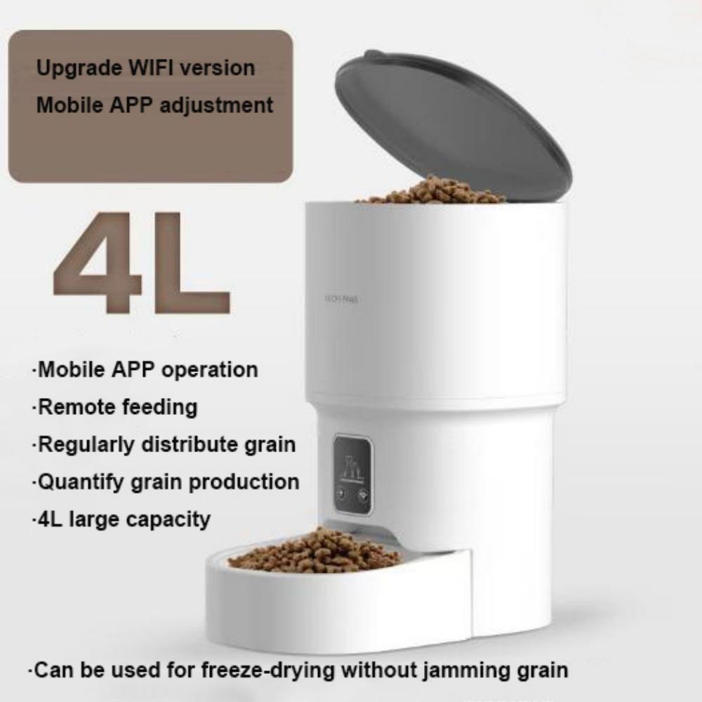 

2 стиля Питомец Интеллектуальная Автоматическая Кормушка 4л Машина для Кормления Кошек и Собак Машина для Кормления Кошек Upgraded wifi version